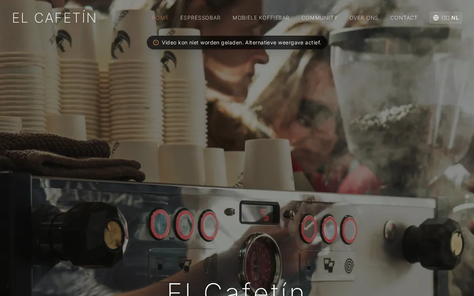 El Cafetín — Concept